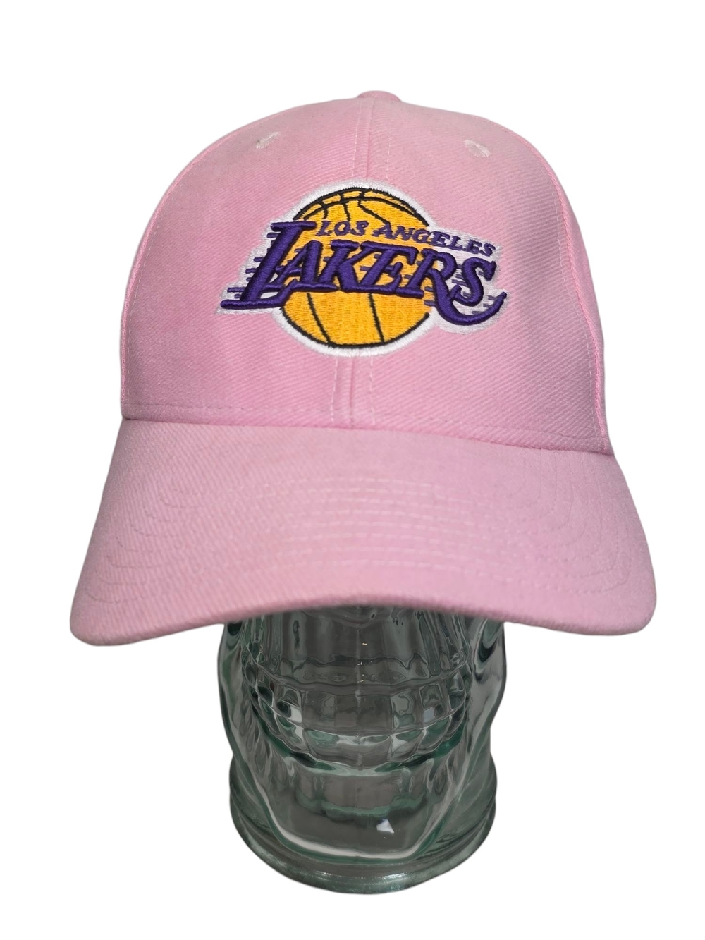 Adidas Los Angeles Lakers Womens Pink Strapback NBA Hat Cap New